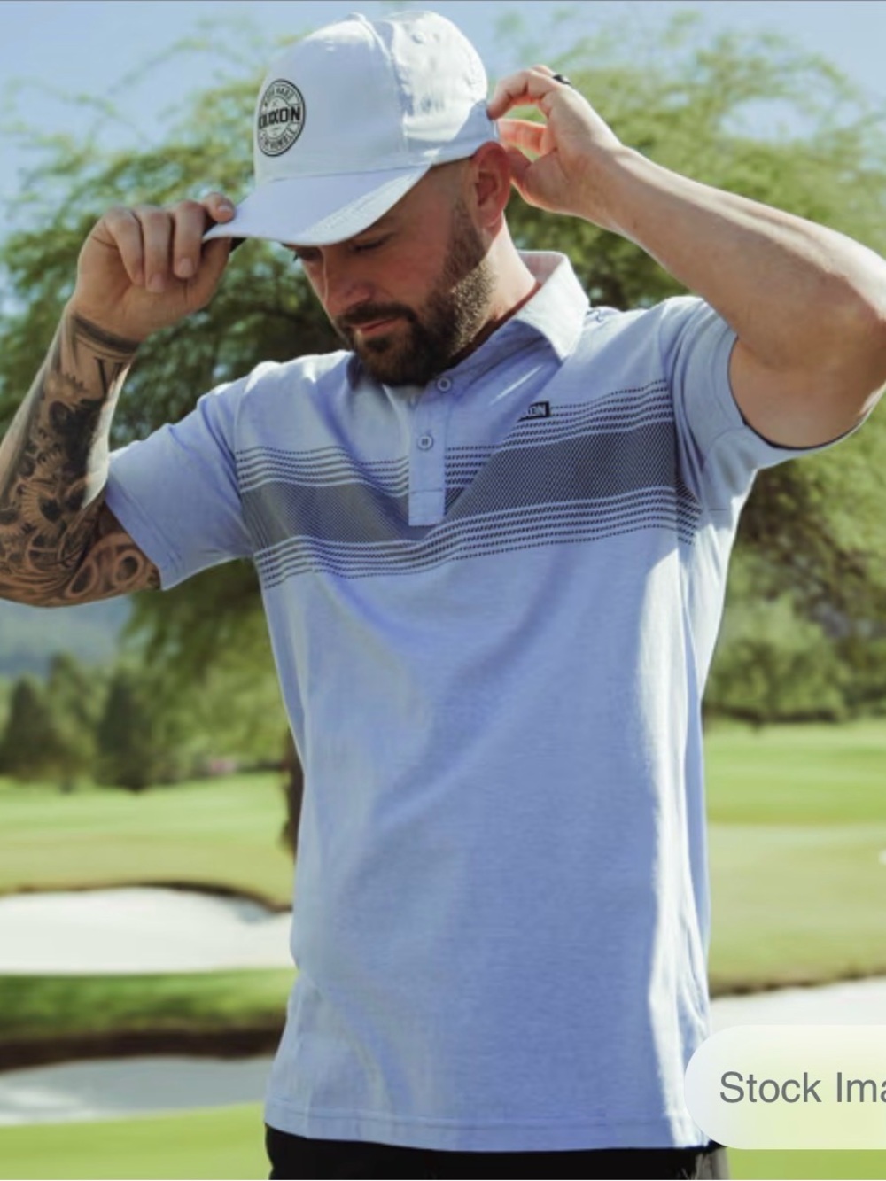DIXXON Men's Light Blue Striped 👕